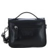 Ashwood Leather Mini Crossbody Satchel Bag - Black P-61