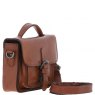Ashwood Leather Mini Crossbody Satchel Bag - Tan P-61