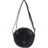 Ashwood Leather Round Crossbody Bag - Black P-66