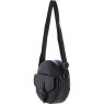 Ashwood Leather Round Crossbody Bag - Black P-66