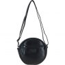 Ashwood Leather Round Crossbody Bag - Black P-66