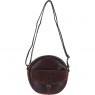 Ashwood Leather Round Crossbody Bag - Brandy P-66