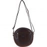 Ashwood Leather Round Crossbody Bag - Brandy P-66