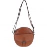 Ashwood Leather Round Crossbody Bag - Tan P-66