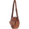 Ashwood Leather Round Crossbody Bag - Tan P-66