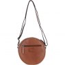 Ashwood Leather Round Crossbody Bag - Tan P-66