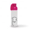 Herdy Hello RPET Water Bottle-  Pink