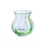 Dartington Crystal Artisan Collection Round Vase - Moss Green