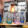 Dartington Crystal Artisan Collection Slim Vase - Teal