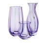 Dartington Crystal Artisan Collection Dewdrop Vase - Violet