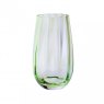 Dartington Crystal Artisan Collection Dewdrop Vase - Moss Green