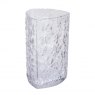 Dartington Crystal Botanical Clear Triangular Vase