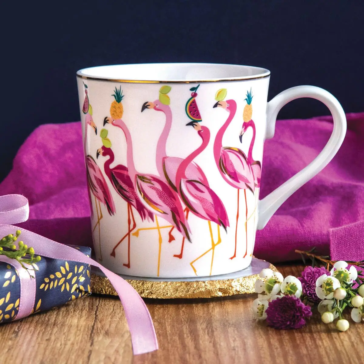 Sara Miller London Sara Miller Fabulous Flamingo Mug