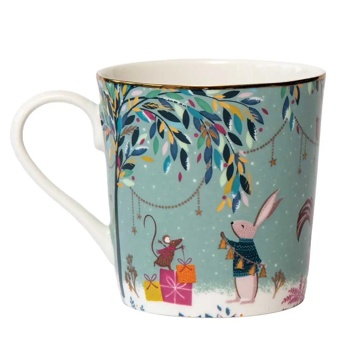 Sara Miller Woodland Tales Mug Merry Band