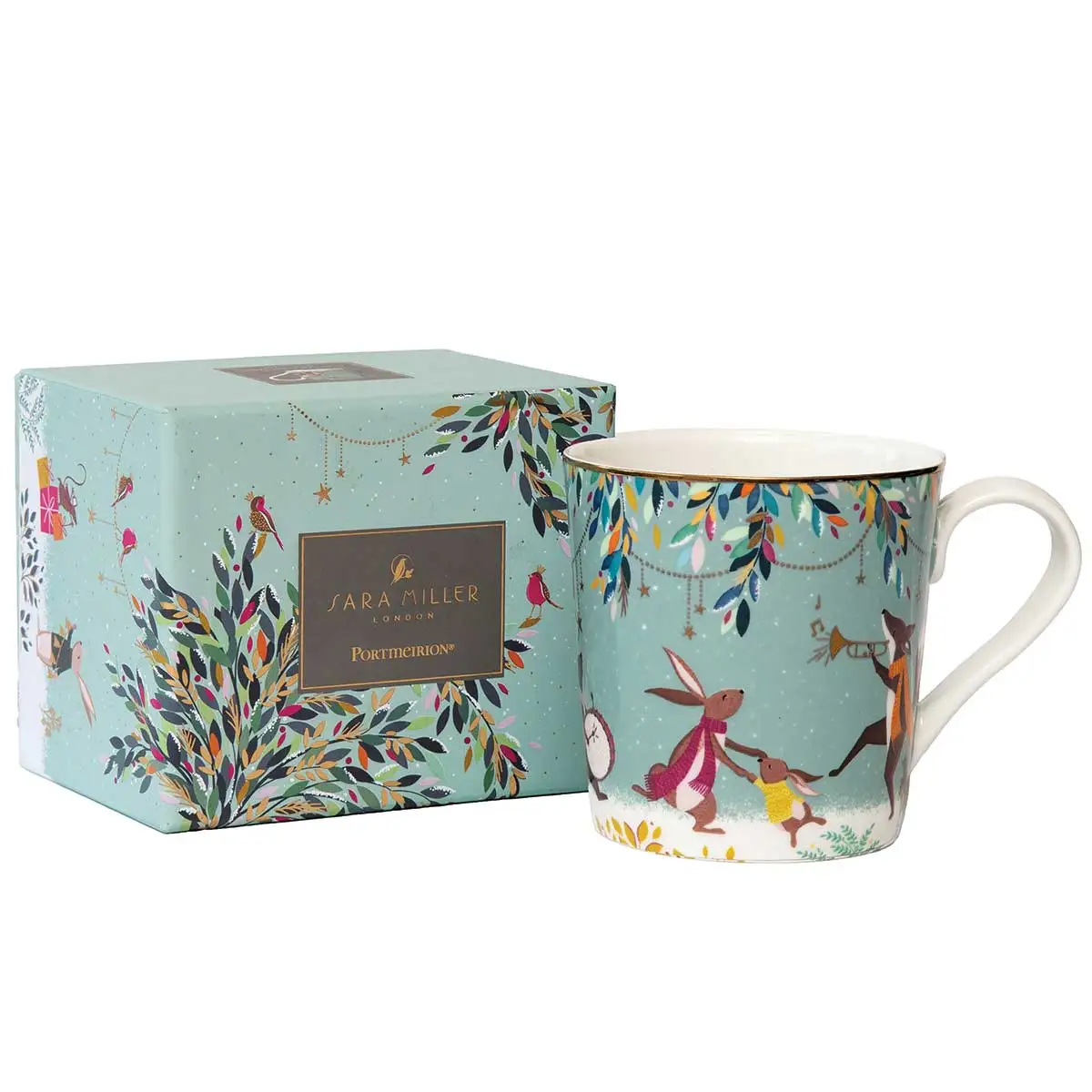 Sara Miller Woodland Tales Mug Merry Band
