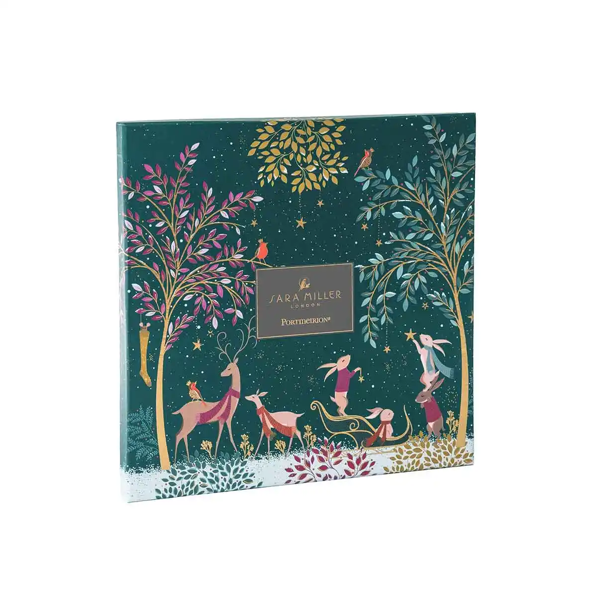 Sara Miller Woodland Tales Serving Plate Deer & Robin