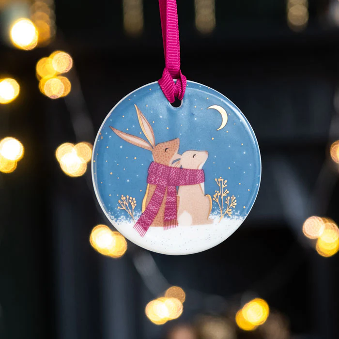 Sara Miller Woodland Tales Ornaments Set of 3