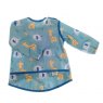 Ziggle Coverall Feeding Bib - Giraffe & Elephant