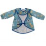 Ziggle Coverall Feeding Bib - Giraffe & Elephant