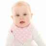 Ziggle Baby Bandana Dribble Bib - Hearts