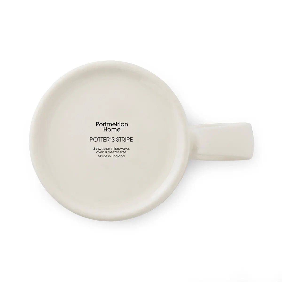 Portmeirion Home Potter's Stripe Breakfast Mug Blue