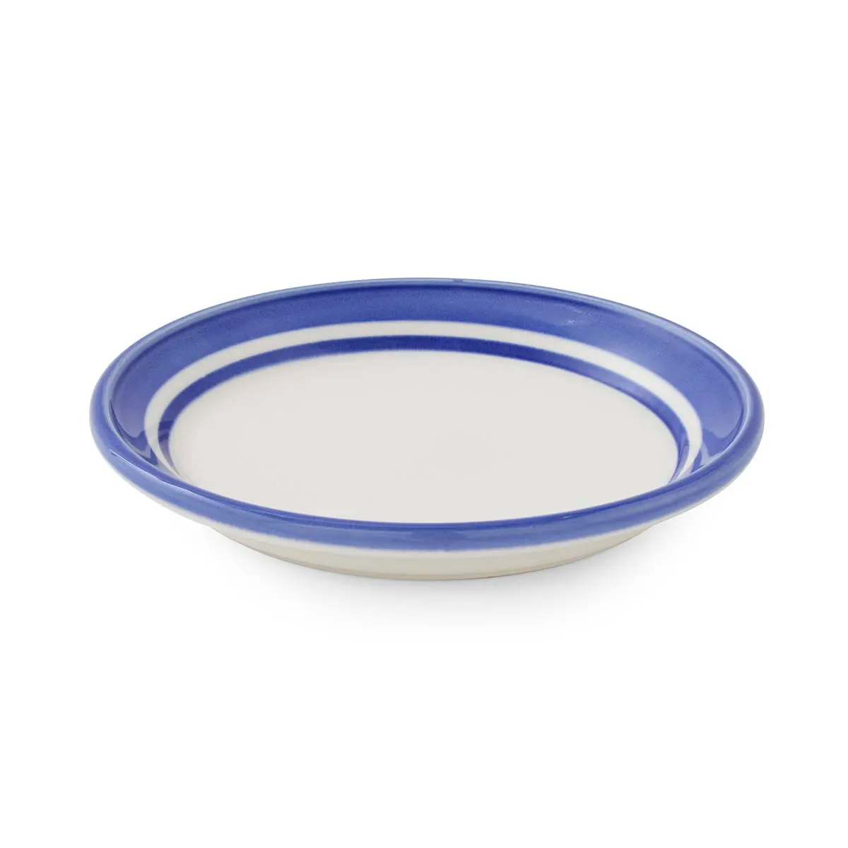 Portmeirion Home Potter's Stripe Bread Plate Blue