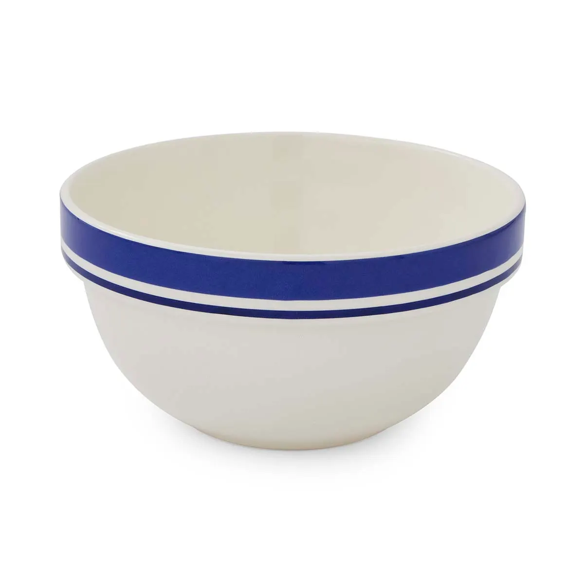 Portmeirion Home Potter's Stripe 7 Inch Stacking Bowl Blue