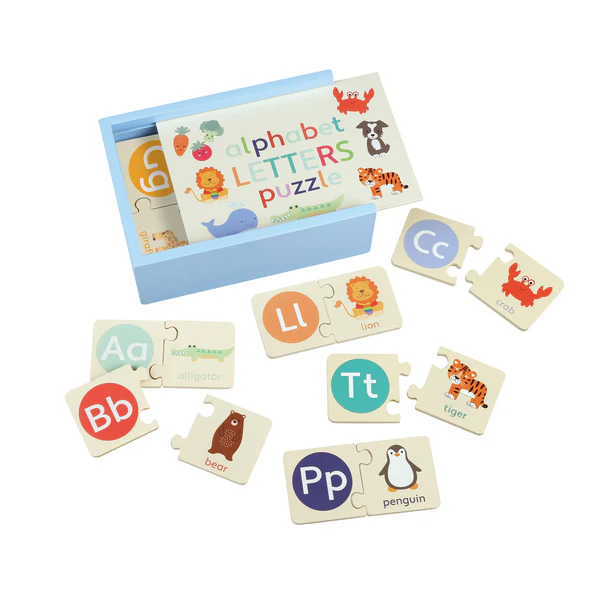 Orange Tree Toys Animal Alphabet Puzzle In A Box