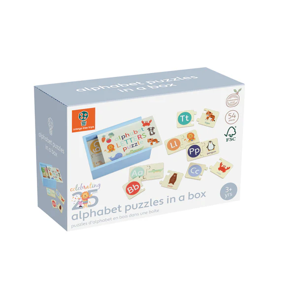 Orange Tree Toys Animal Alphabet Puzzle In A Box