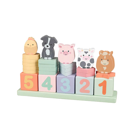 Orange Tree Toys Farmyard Animal Counting Game