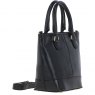 Ashwood Leather Small Bucket Bag Black V86B