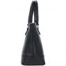 Ashwood Leather Small Bucket Bag Black V86B
