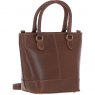Ashwood Leather Small Bucket Bag Brown V86B