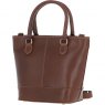 Ashwood Leather Small Bucket Bag Brown V86B