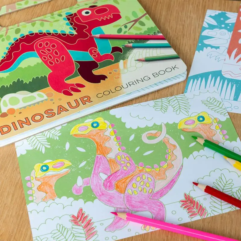 Rex London Colouring Book - Baby Dinos