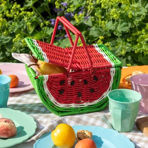 Rex London Little Fruit Picnic Basket Watermelon
