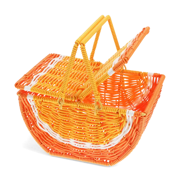 Rex London Little Fruit Picnic Basket Orange
