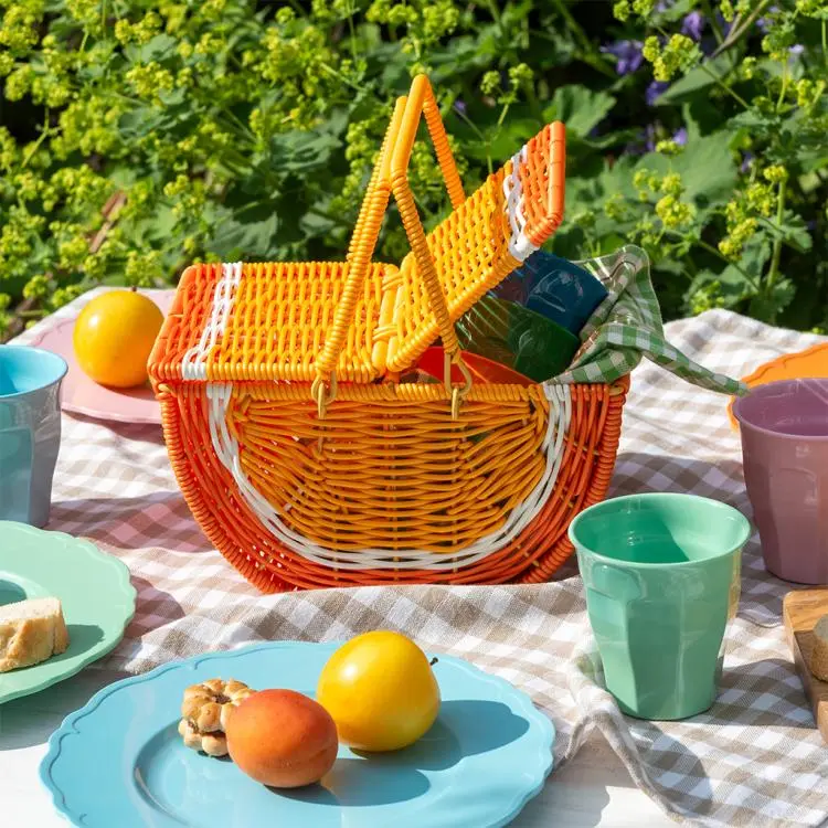Rex London Little Fruit Picnic Basket Orange