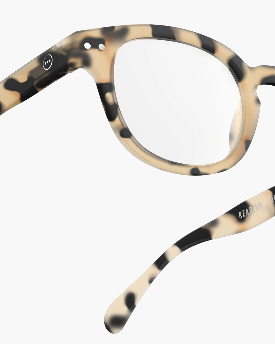 IZIPIZI #C Light Tortoise Reading Glasses
