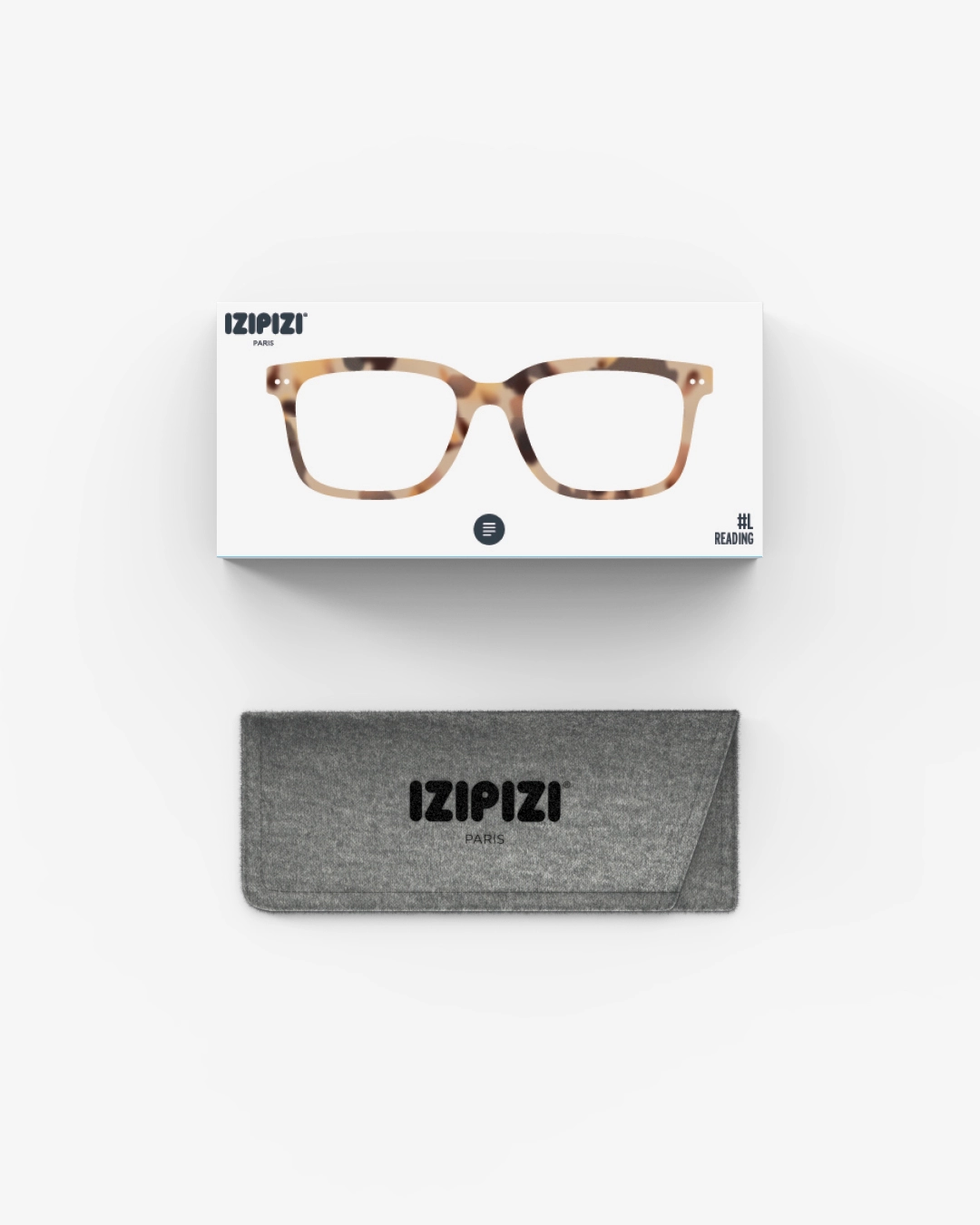 IZIPIZI #L Light Tortoise Reading Glasses