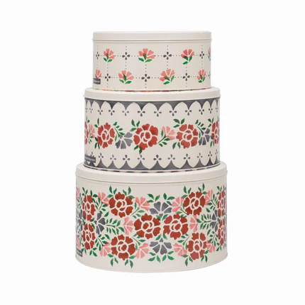 Emma Bridgewater Antique Roses Set of 3 Cake Tins