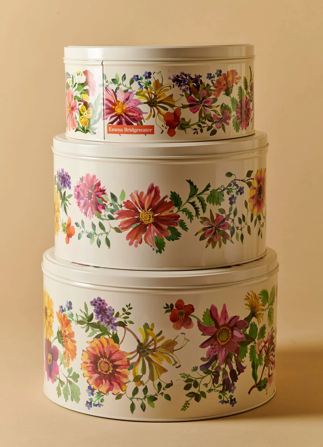 Emma Bridgewater Garden Flowers Set of 3 Cake Tins
