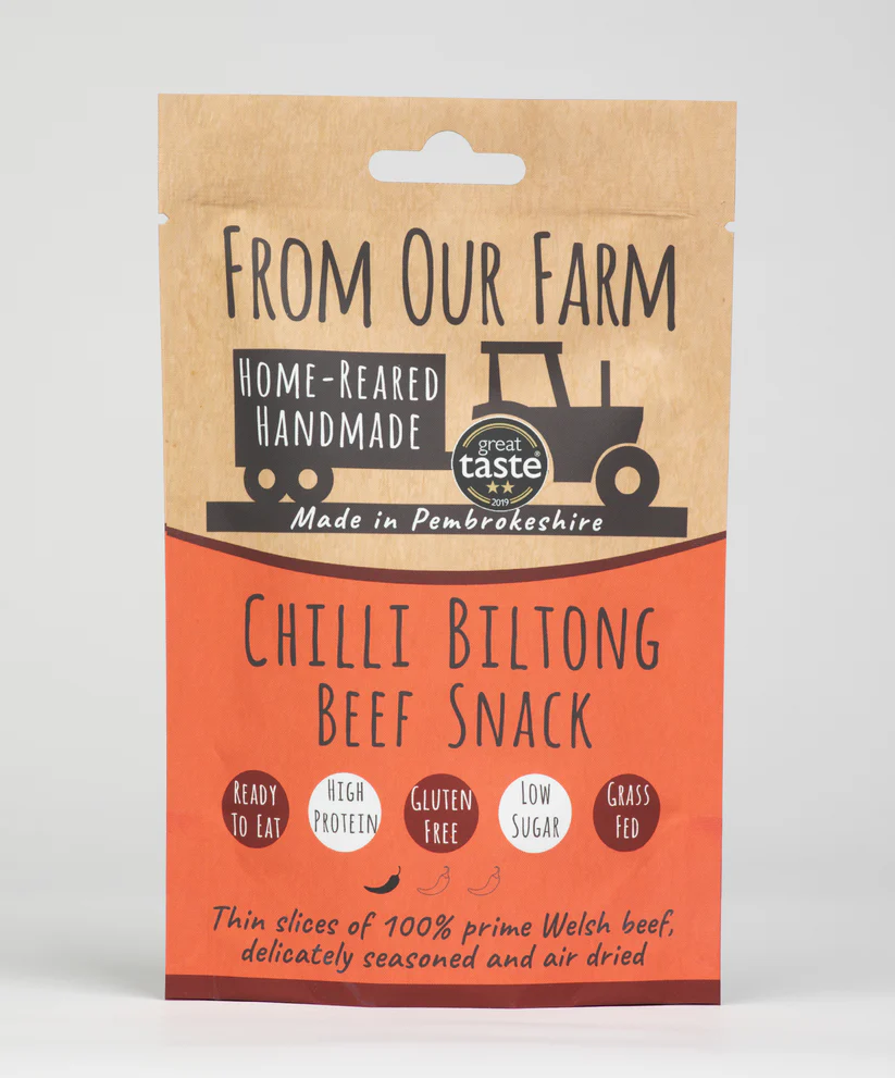 From Our Farm Chilli Biltong Beef 35g