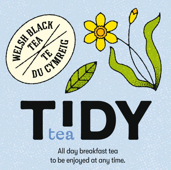 Tidy Tea Welsh Black Tea - 15 Plastic Free Pyramid Teabags
