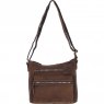 Ashwood Leather Vintage Leather Handbag Mud/Brown Gloucester
