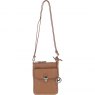 Ashwood Leather Twist Lock Crossbody Bag - Butterscotch Y-51