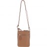 Ashwood Leather Twist Lock Crossbody Bag - Butterscotch Y-51