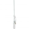 Ashwood Leather Twist Lock Crossbody Bag - White Y-51