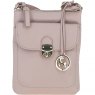 Ashwood Leather Twist Lock Crossbody Bag - Beige Y-51