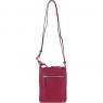 Ashwood Leather Twist Lock Crossbody Bag - Raspberry Y-51